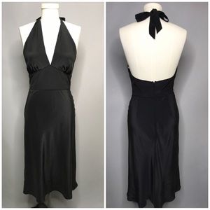 Shoshanna Silk Halter Sheath Dress